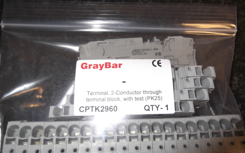 Din Rail Terminals GrayBar